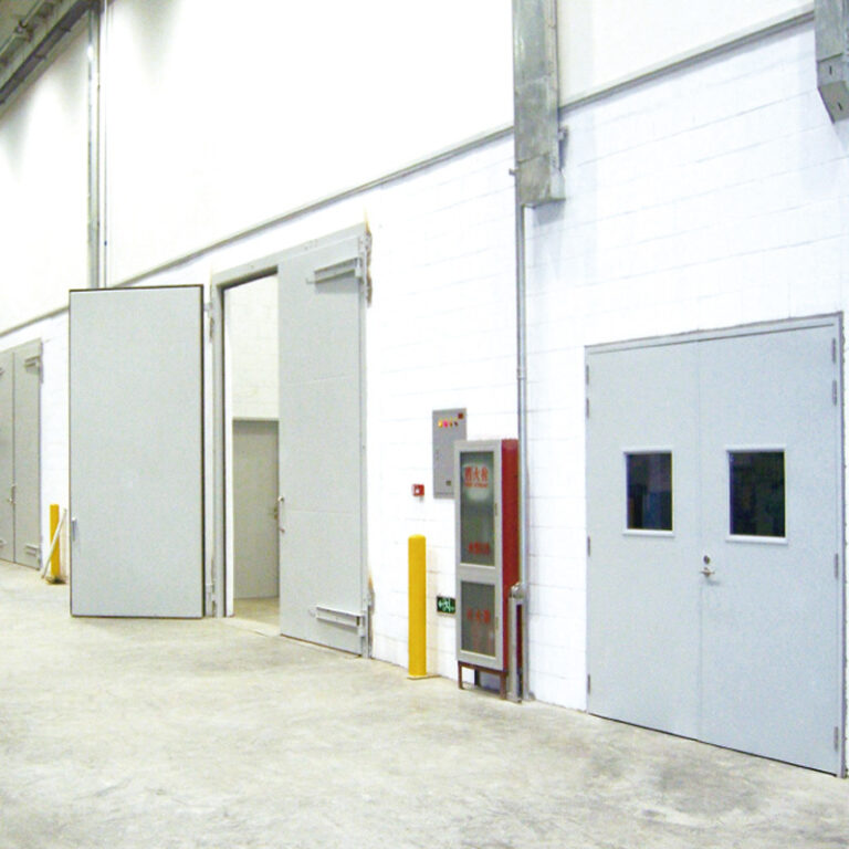 Large Steel Fire-Rated Door